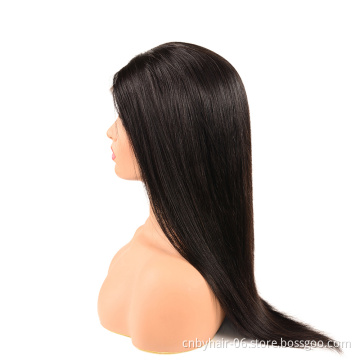 Transparent HD Lace Frontal Wigs 150% 220% 250% HD Full Lace Wig Wholesale Brazilian Virgin Hair Full Lace Human Hair Wig